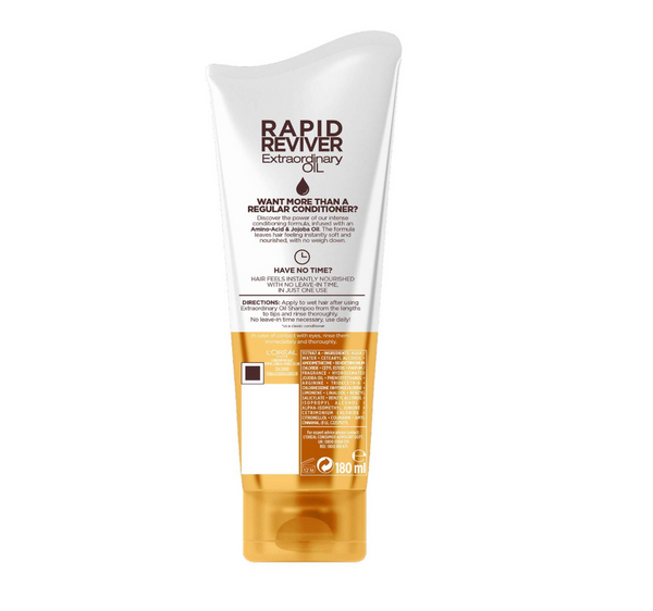 L'Oreal Paris Elvive Extraordinary Oil Rapid Reviver Dry Hair Power Conditioner 180ml