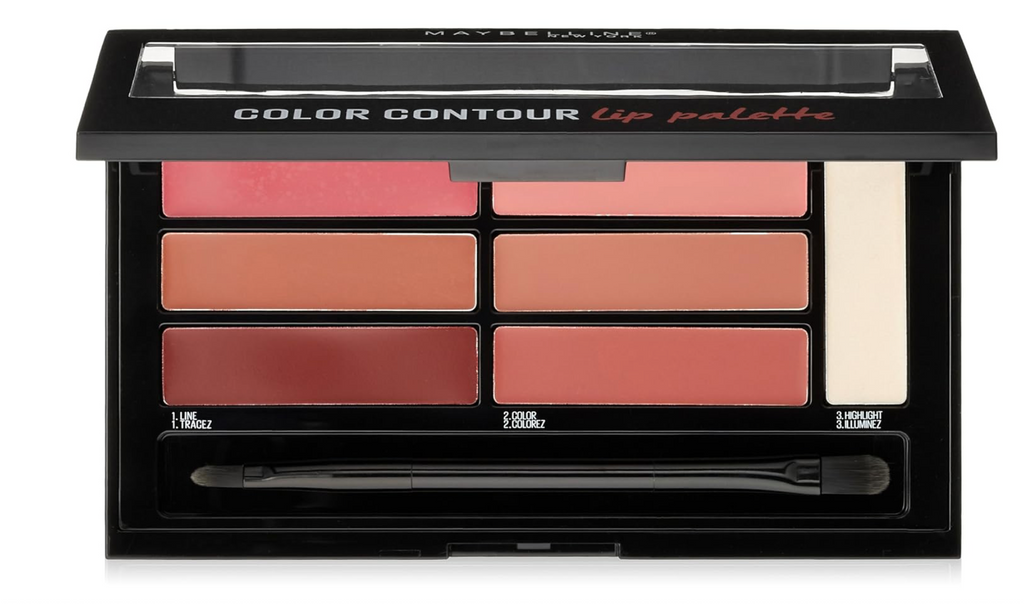 Maybelline New York Lip Studio Color Contour Lip Palette, Blushed Bombshell, 0.17 oz.