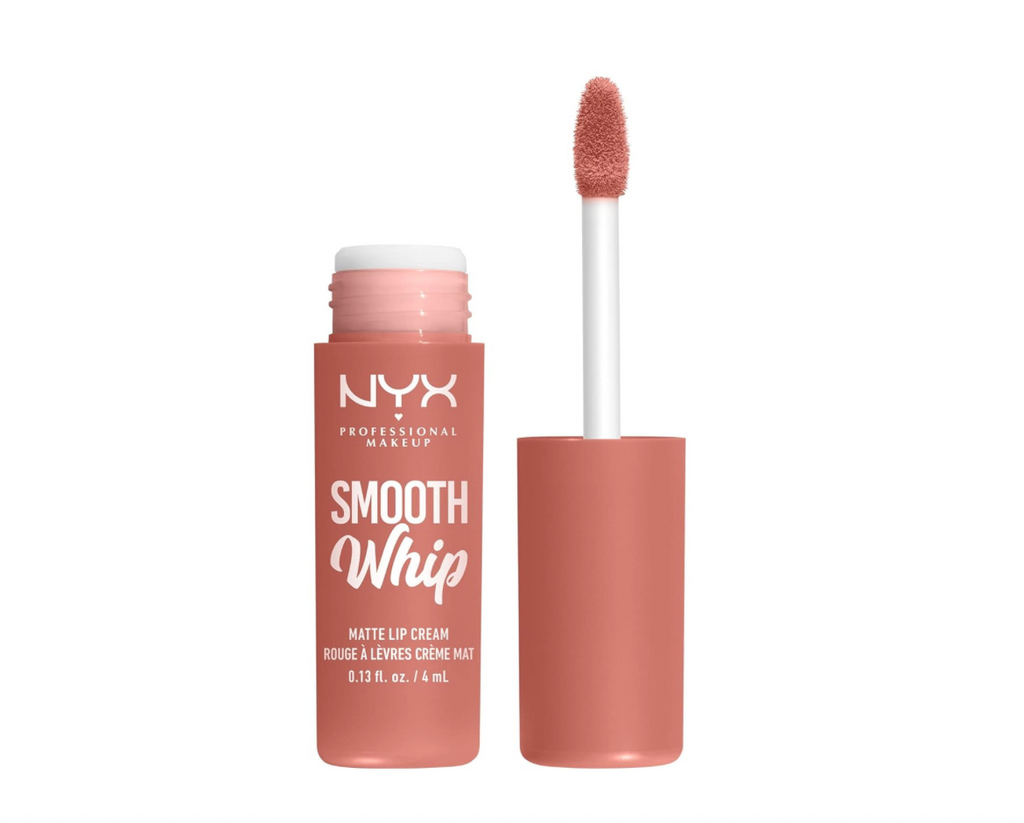 NYX PROFESSIONAL MAKEUP Smooth Whip Matte Lip Cream, Long Lasting, Moisturizing, Vegan Liquid Lipstick - Cheeks (Soft Pinky Nude)