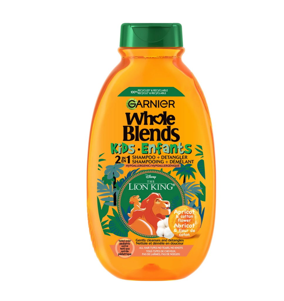 Garnier Whole Blends Kids 2-In1 Shampoo, Apricot And Cotton Flower 250ml  (Packaging May Vary)