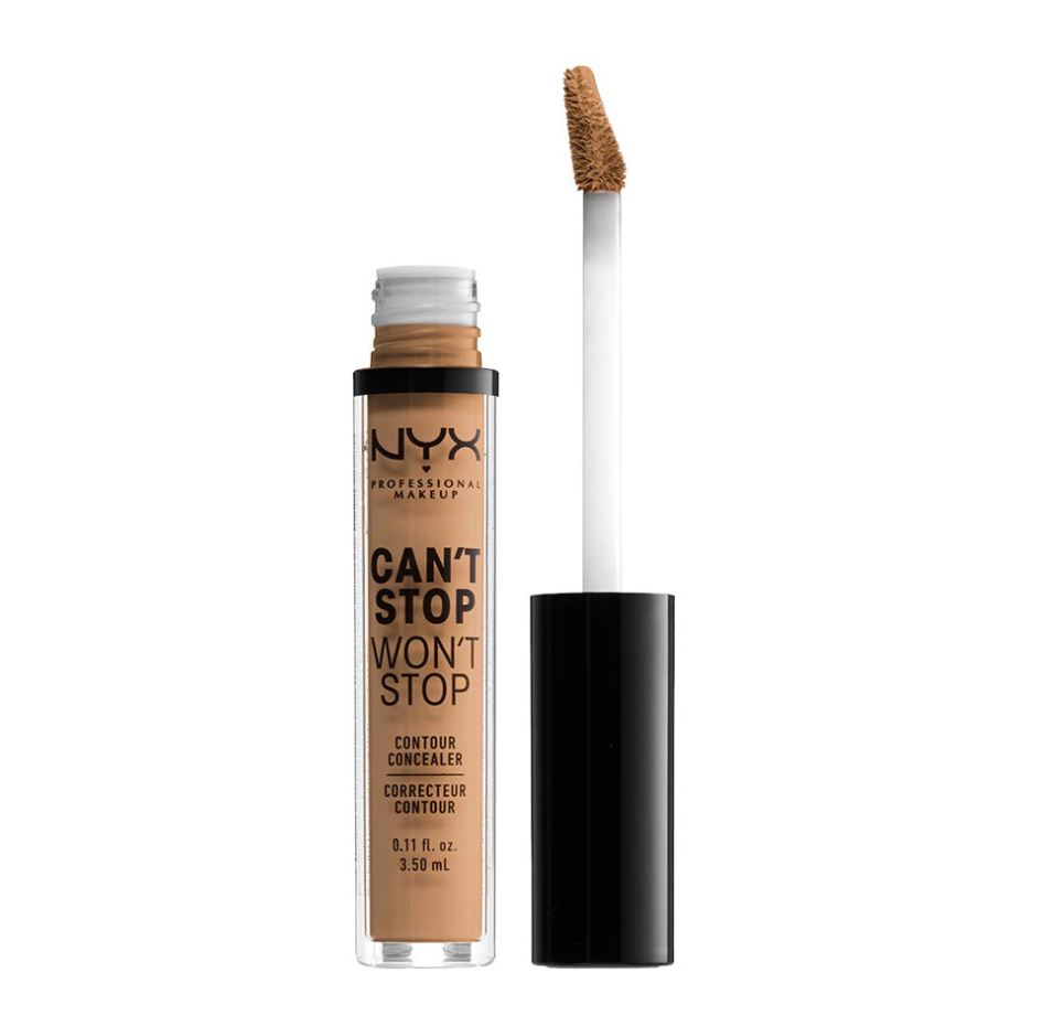 NYX PROFESSIONAL MAKEUP Can't Stop Won't Stop Contour Concealer, 24h Full Coverage Matte Finish - Neutral Buff