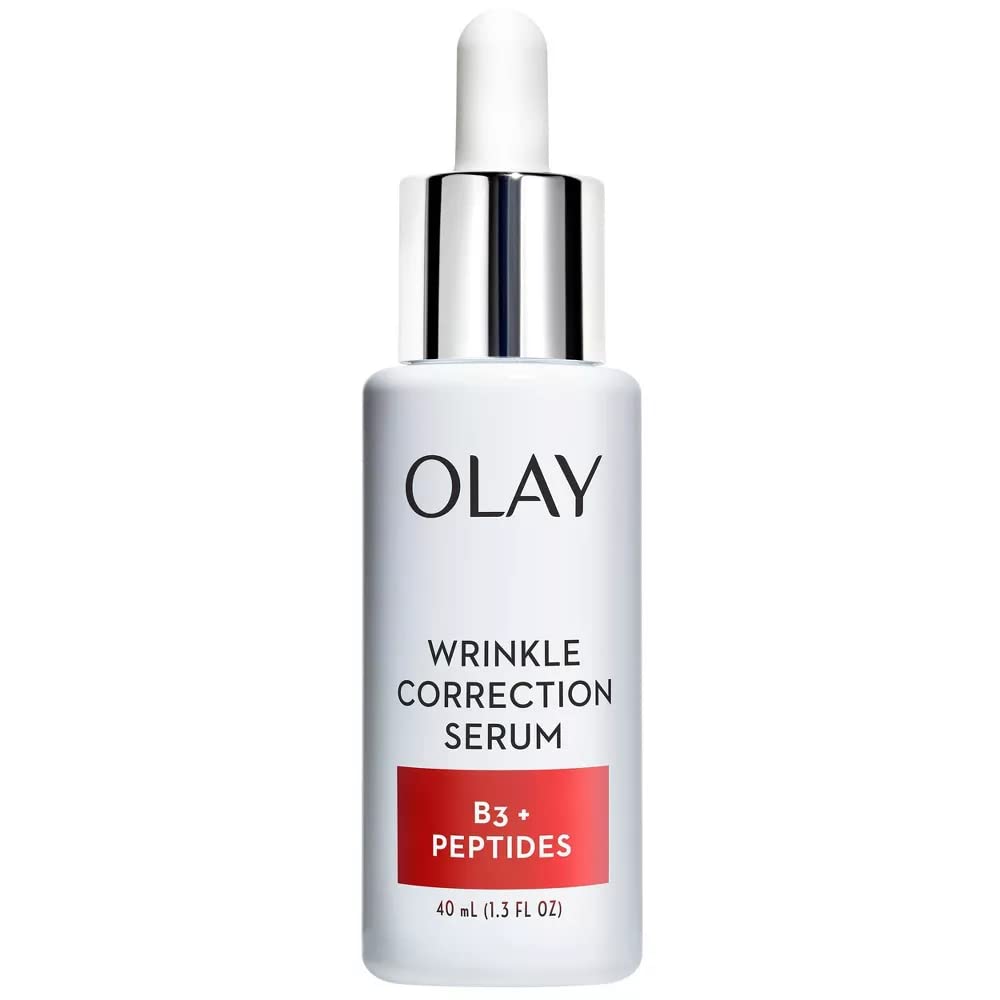 Olay Wrinkle Correction Serum with Vitamin B3+ Collagen Peptides, 1.3 fl oz